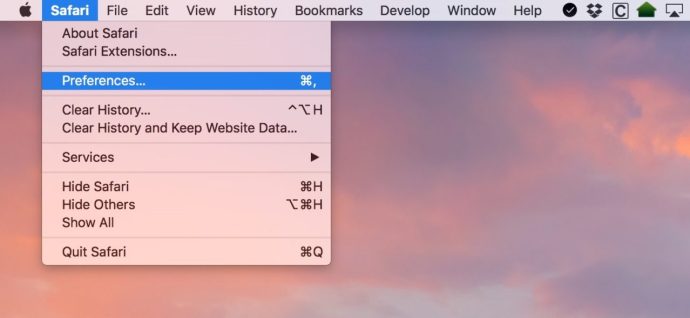 Mac download folder preferences password